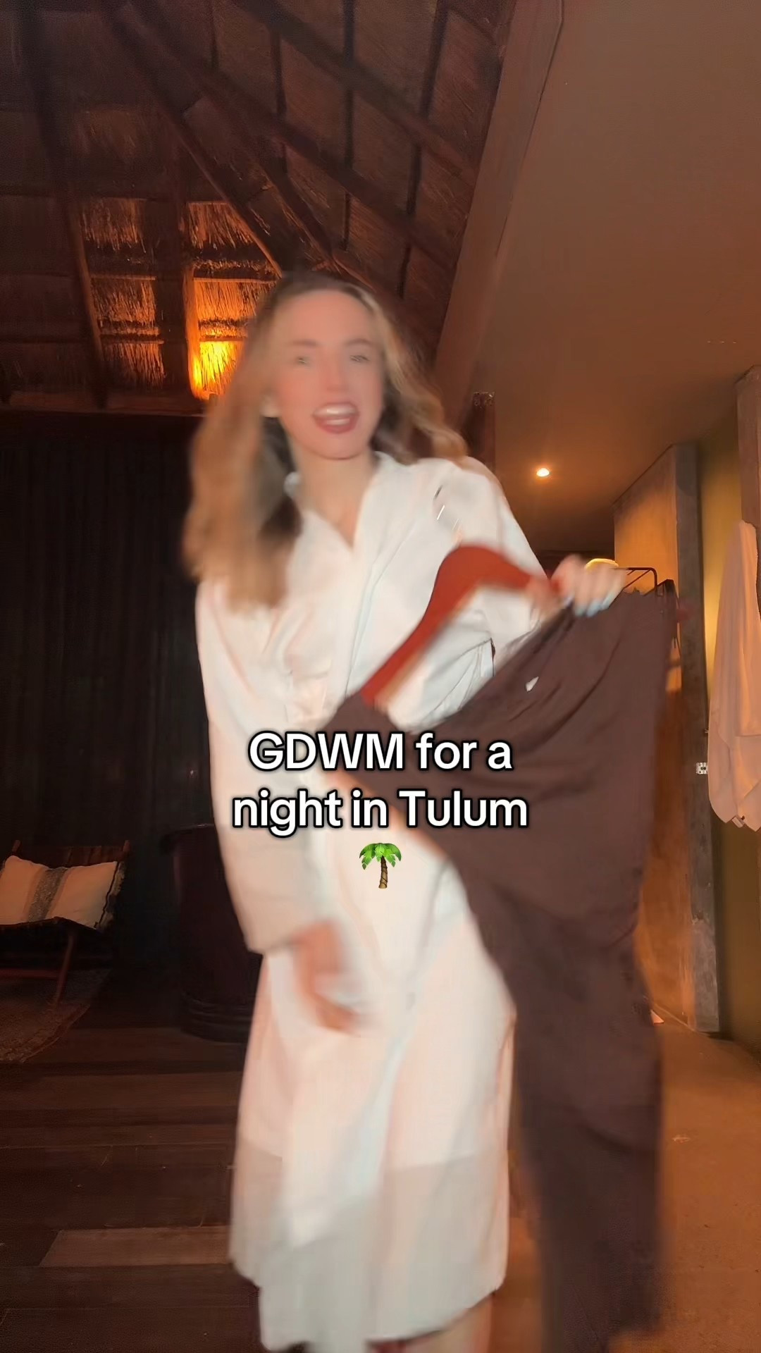 a little brown mini dress for a date night in Tulum. love these draped shoulder necklines- they’re so flattering! I’m wearing a size small in the dress. 

#LTKTravel #LTKgrwm #LTKootd