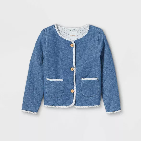 Girls' Printed Layering Jacket - Cat & Jack™ | Target