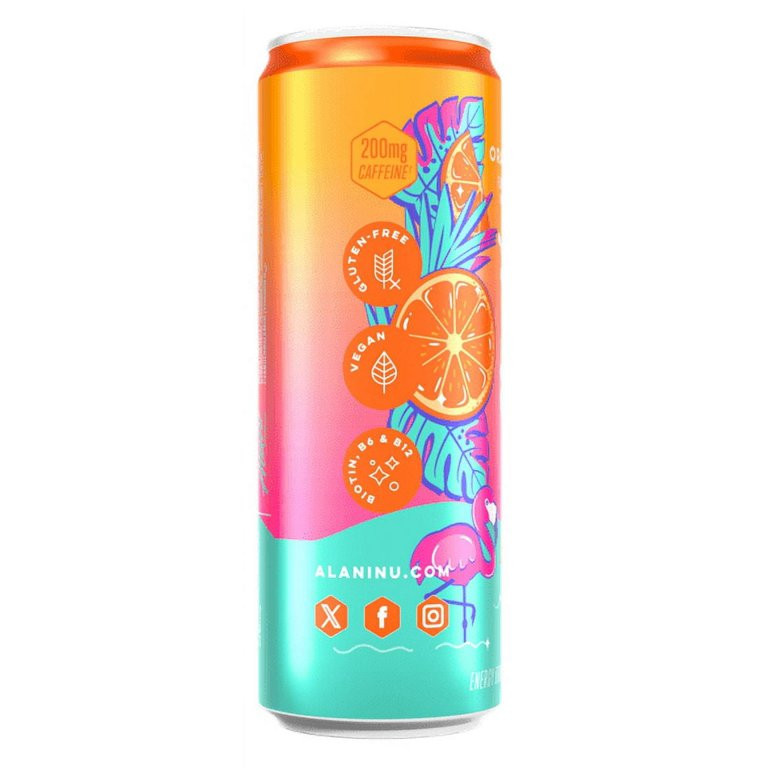 Alani Nu Energy Drink, NEW Orange Kiss, 12 fl oz (Single Can) | Walmart (US)