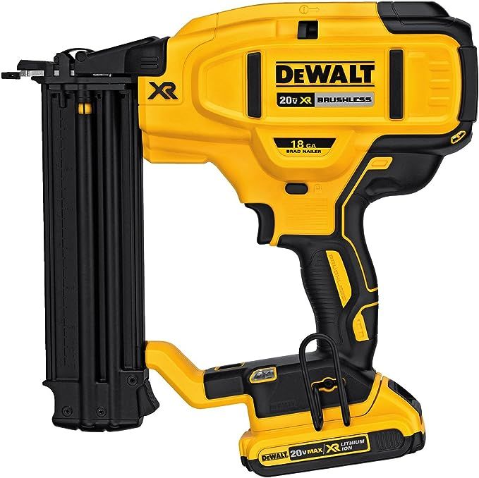 DEWALT 20V MAX Cordless Brad Nailer Kit, 18GA (DCN680D1) | Amazon (US)