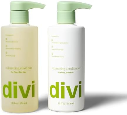 Divi Shampoo and Conditioner Set for Women and Men - Hair Care Duo for All Hair Types, Adds Volum... | Amazon (US)