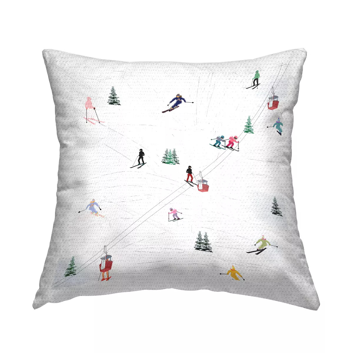 Stupell Industries Snowy Winter Ski Slopes, 18 x 18 | Target