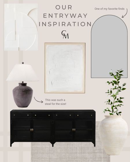 Our entry inspiration. Minimal entry way. Minimal neutral home 

Wayfair mirror 83”x 48”
Lulu & Georgia console
Home Goods large art
West Elm rug Pearl grey
Rugs USA lamp
Crate & Barrel vase
West Elm stems 

#LTKhome