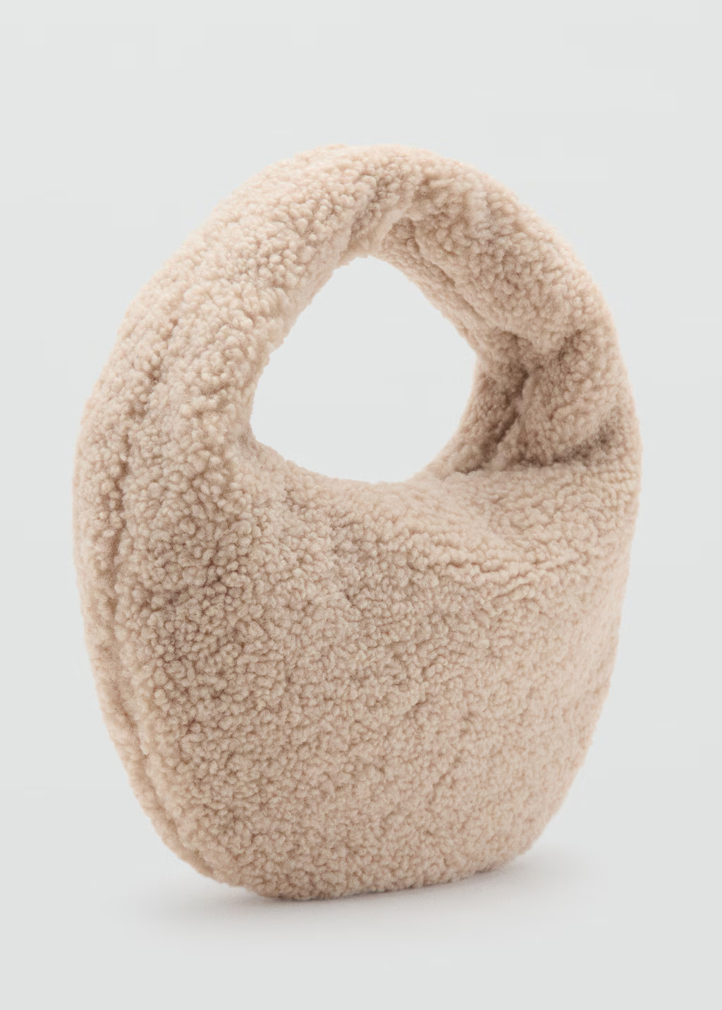 Shearling-effect textured bag - Teen | MANGO USA | Mango (US/MX/AU)