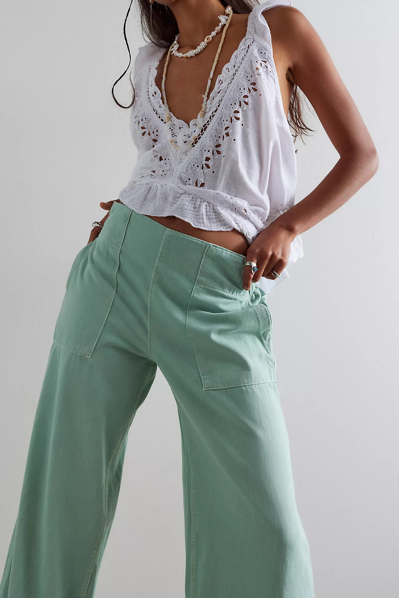We The Free Breezy Denim Pull-On Jeans | Free People (Global - UK&FR Excluded)