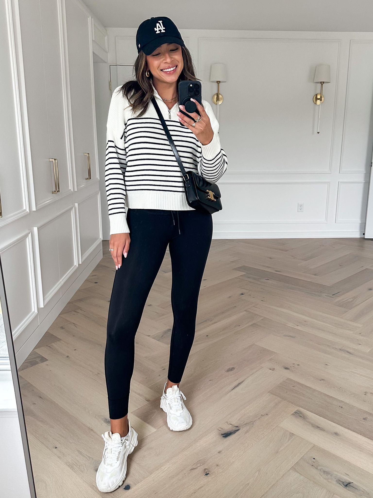 Travel outfit - size Small Vuori leggings, Small striped sweater







Airport outfit
Comfy outfit
Casual outfit 

#LTKtravel #LTKunder100 #LTKstyletip