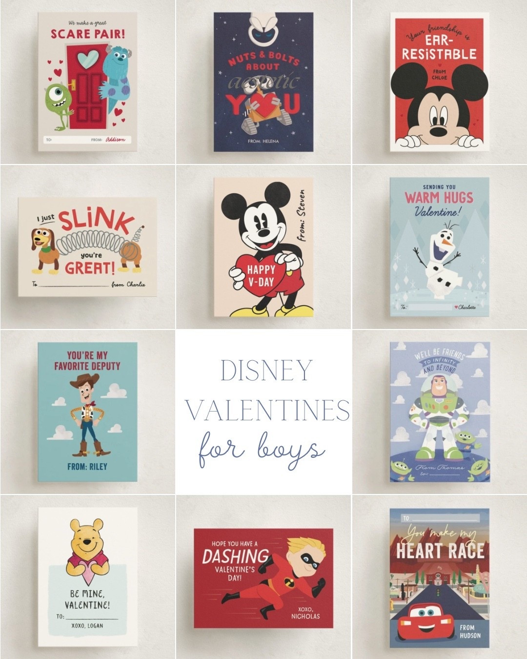 The BEST valentines printed on high quality thick cardstock! I love the option to add a photo on the back and you can also add a scalloped border! 💌❤️