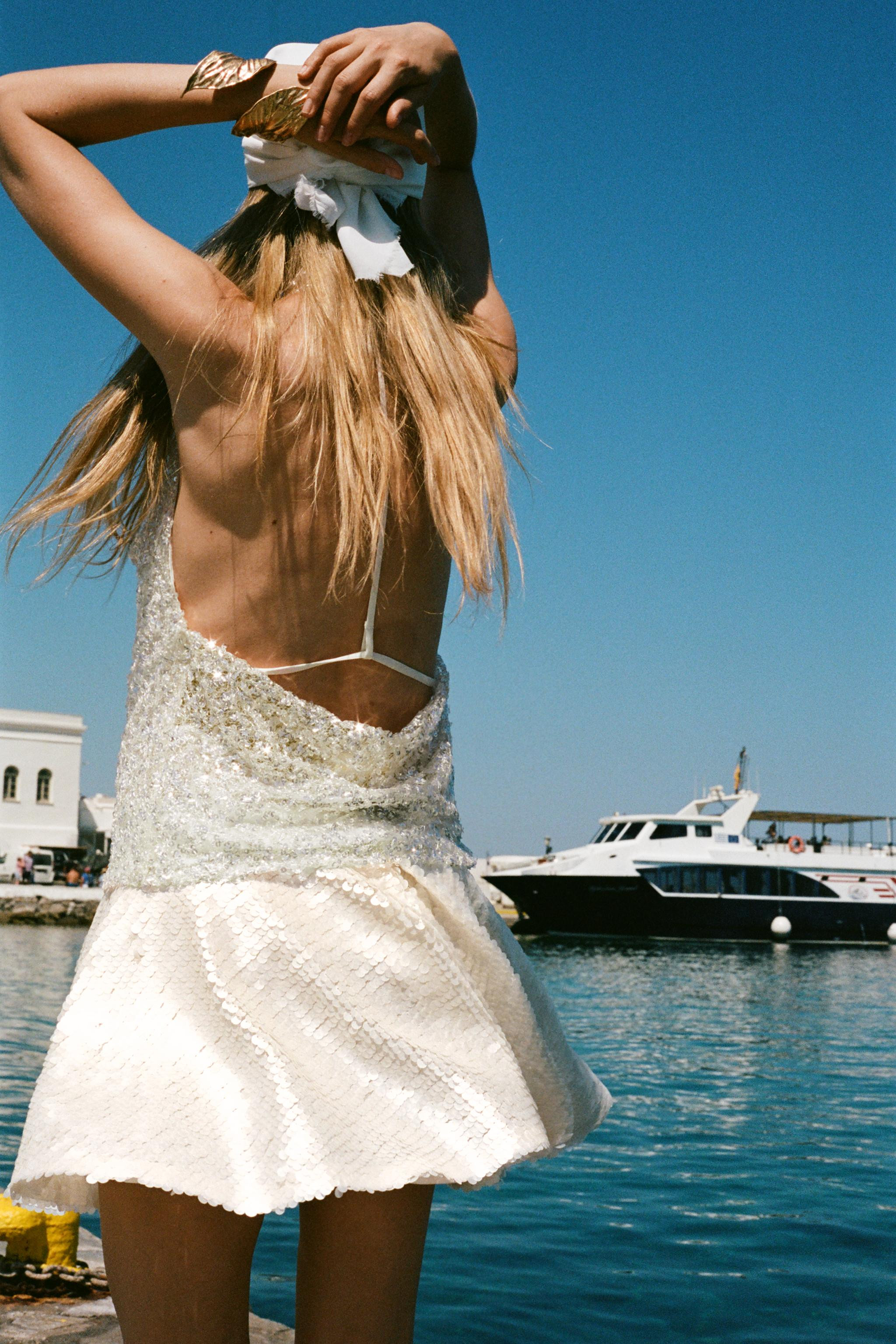 SEQUINNED MINI SKORT | Zara UK