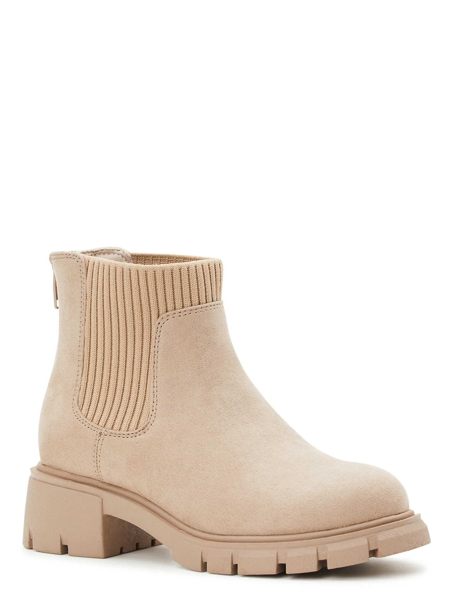 Wonder Nation Little & Big Girls Chelsea Boot, Sizes 13-6 | Walmart (US)