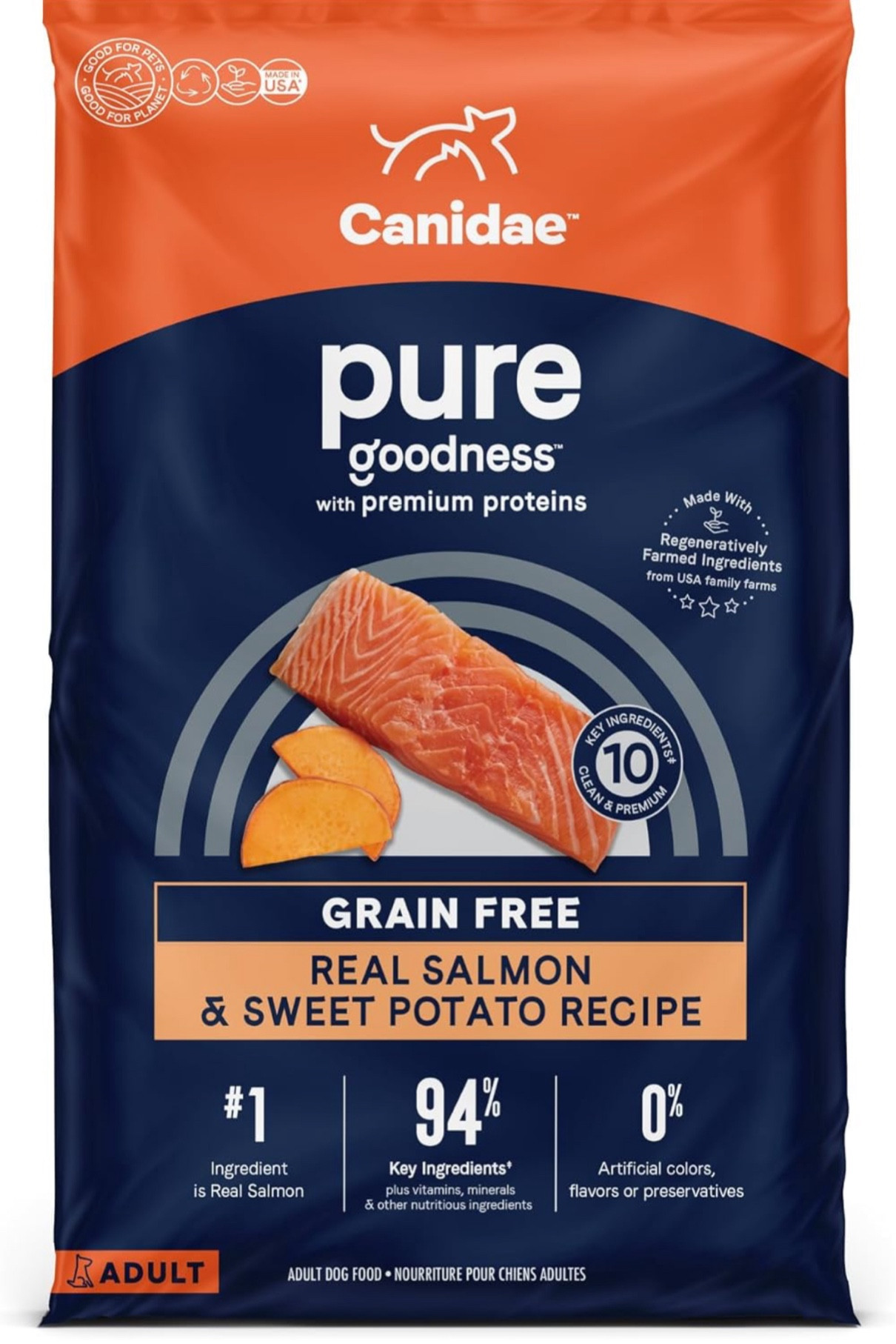 Moose (Weimaraner) has been eating this for a long time . We also fed it to our Australian shepherd, they loved it! Lots of protein without all the fillers. 