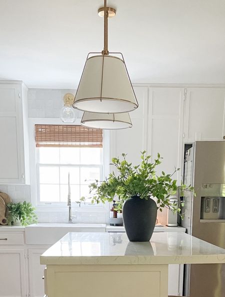 My new pendant lights.
They are a fraction of the cost of the original ones I’ve been wanting for 2 years… and look identical. 

I’ve linked them both here. 

#LTKStyleTip #LTKHome
