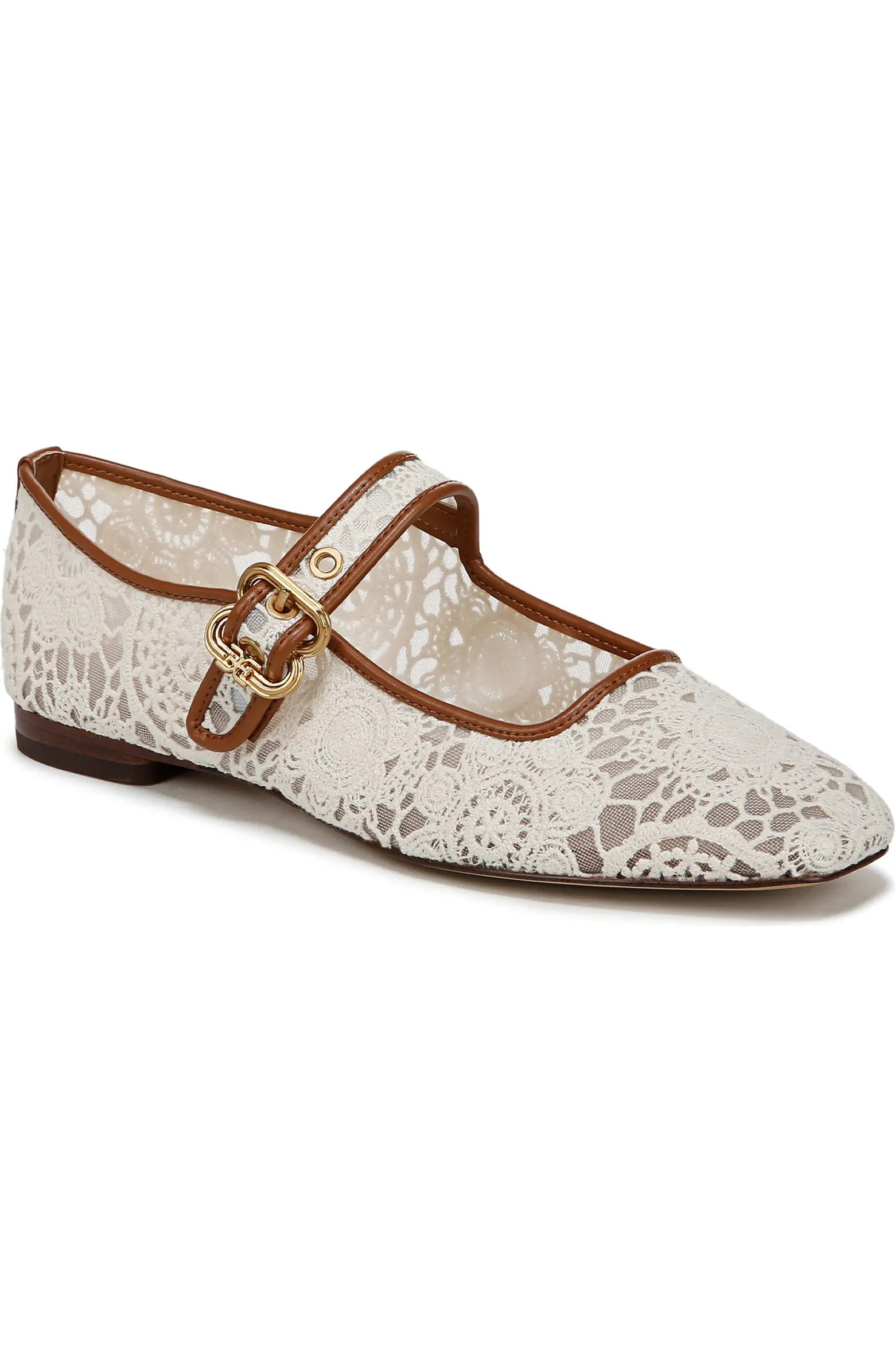 Michaela Mesh Mary Jane Flat (Women) | Nordstrom
