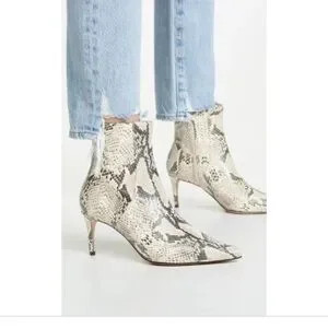 NWOB Schultz Bette Snakeskin Embossed Ankle Bootie | Poshmark
