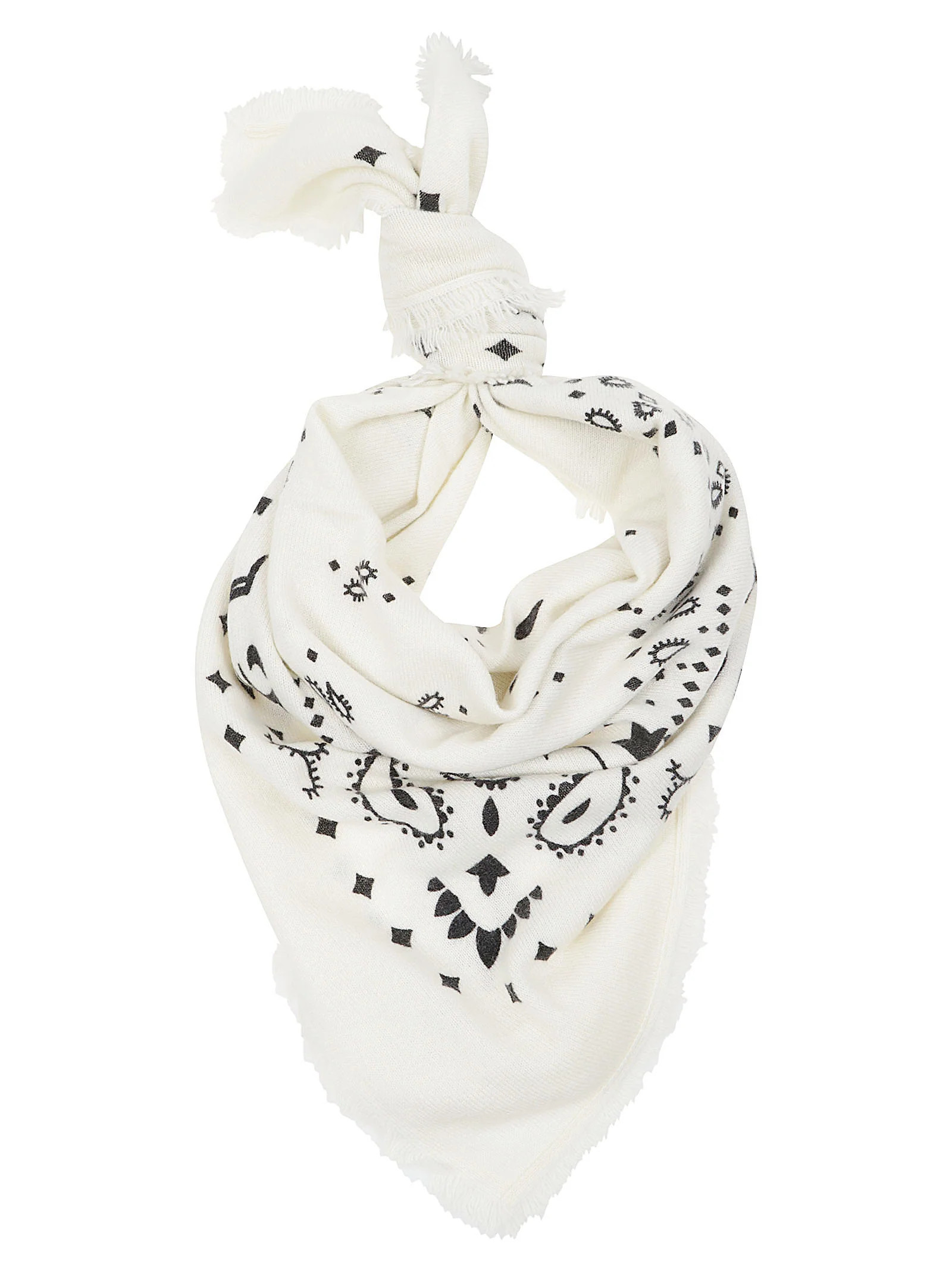 Hachiko Bandana Paisley Cashmere Scarf | Shop Simon