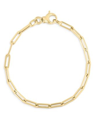 18K Yellow Gold Elongated Link Chain Bracelet | Bloomingdale's (US)