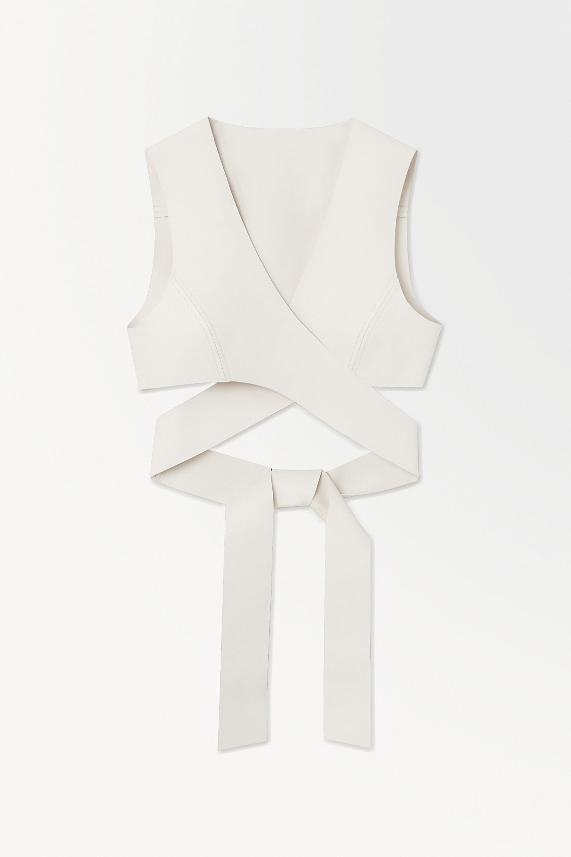 THE LEATHER WRAP TANK TOP | COS (EU)