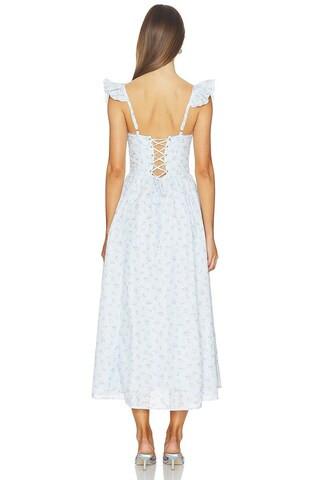 Wedelia Dress in Blue Floral | Revolve Clothing (Global)