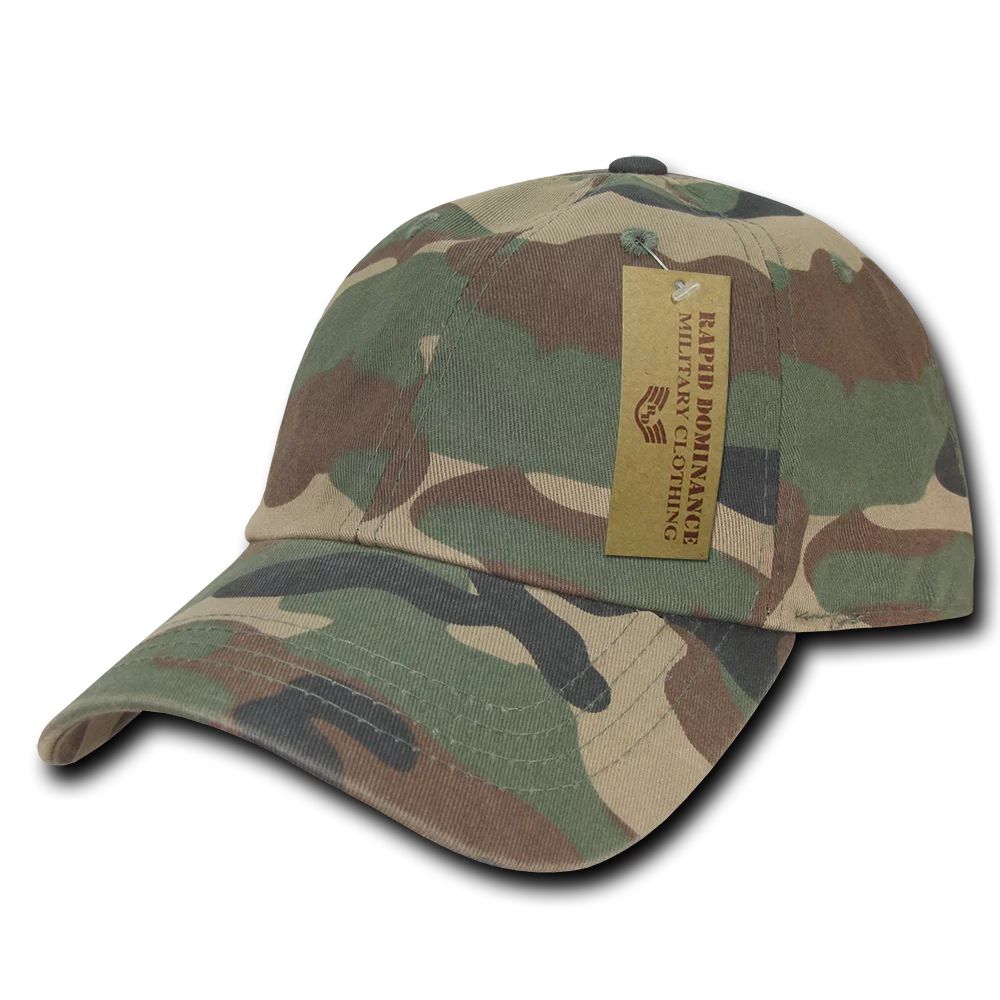 Rapid Dominance Vintage Washed Polo Cotton Military Camo Camouflage Baseball Dad Hats Caps | Walmart (US)