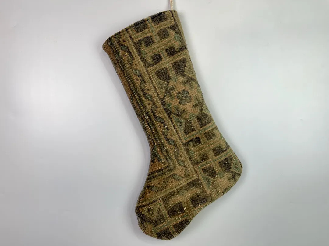 Christmas Stocking, Kilim Stocking, Handmade Stocking, Turkish Stocking, Vintage Stocking, Boho S... | Etsy (US)