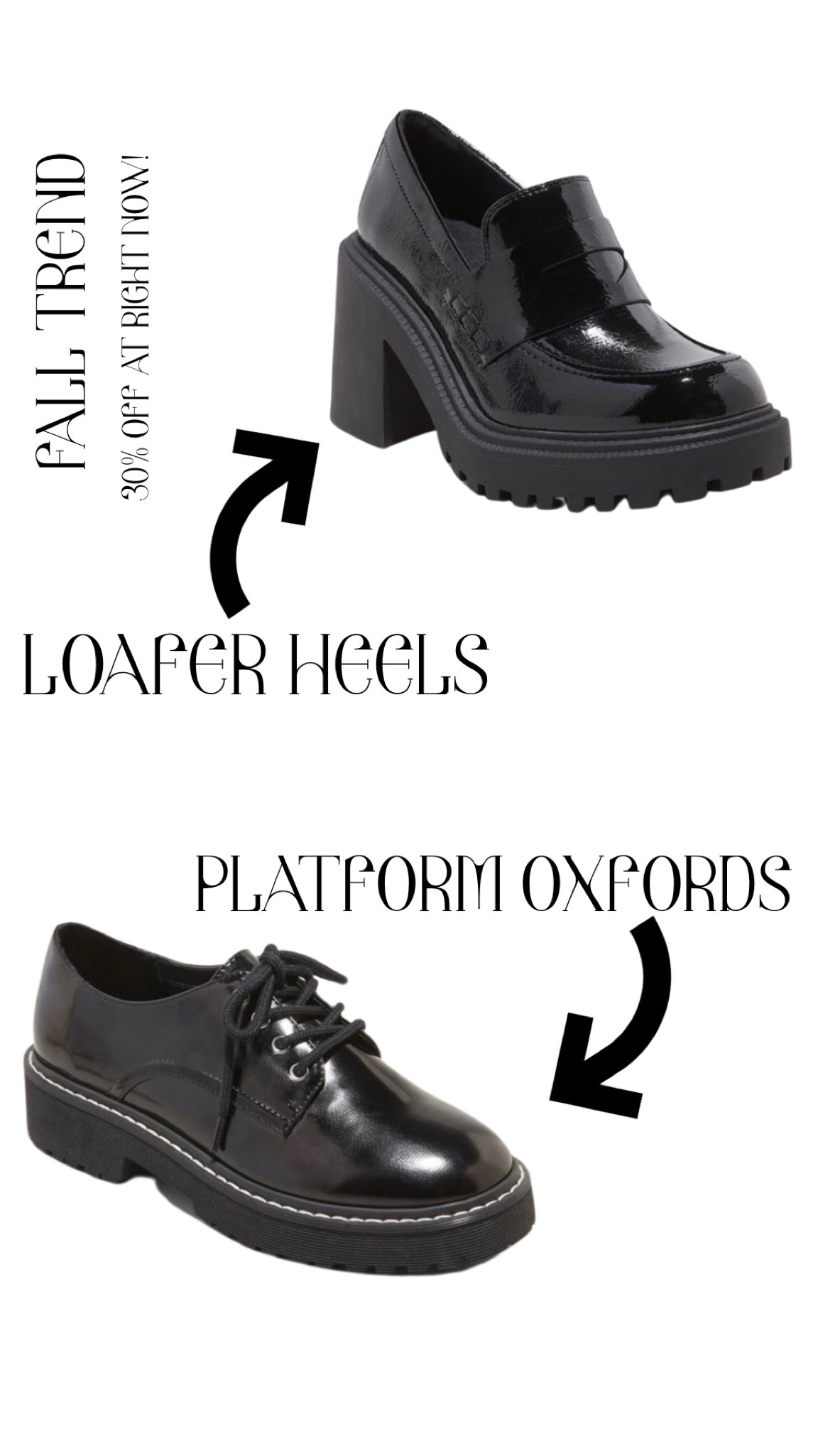 FALL TRENDS; LOAFER HEELS && PLATFORM OXFORDS. 🖤 #Target #TargetStyle #TargetShoes #TargetLoafers #TargetOxfords #TargetTrends #FallTrends #FallShoes #LaborDaySale 

#LTKshoecrush #LTKsalealert #LTKSeasonal