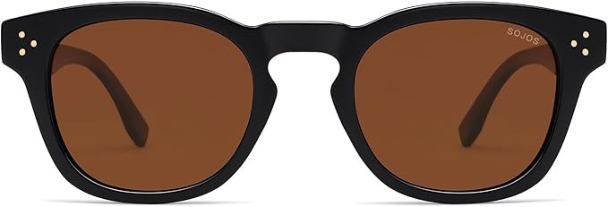SOJOS Retro Vintage Polarized Sunglasses Womens Mens, 70s 80s Square Panto Style UV400 Shades SJ2... | Amazon (US)