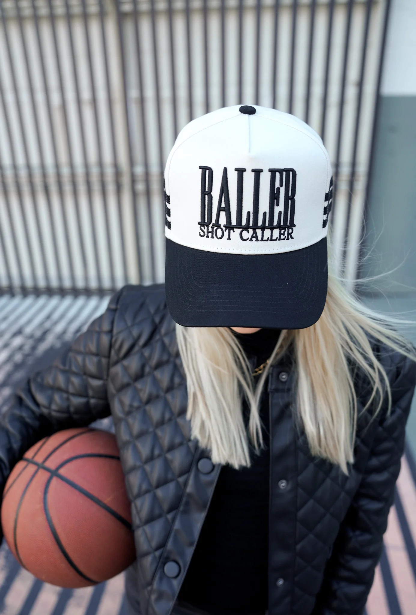 Baller - Black Vintage Trucker Hat - PREORDER | KenzKustomz