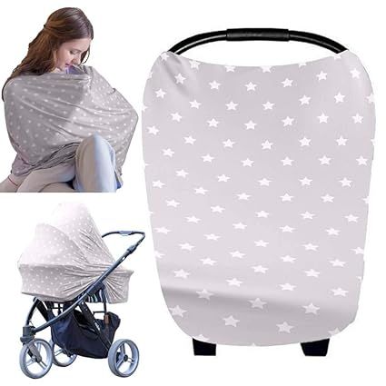 Carseat Canopy Cover - Baby Car Seat Canopy KeaBabies - All-in-1 Nursing Breastfeeding Covers Up ... | Amazon (US)