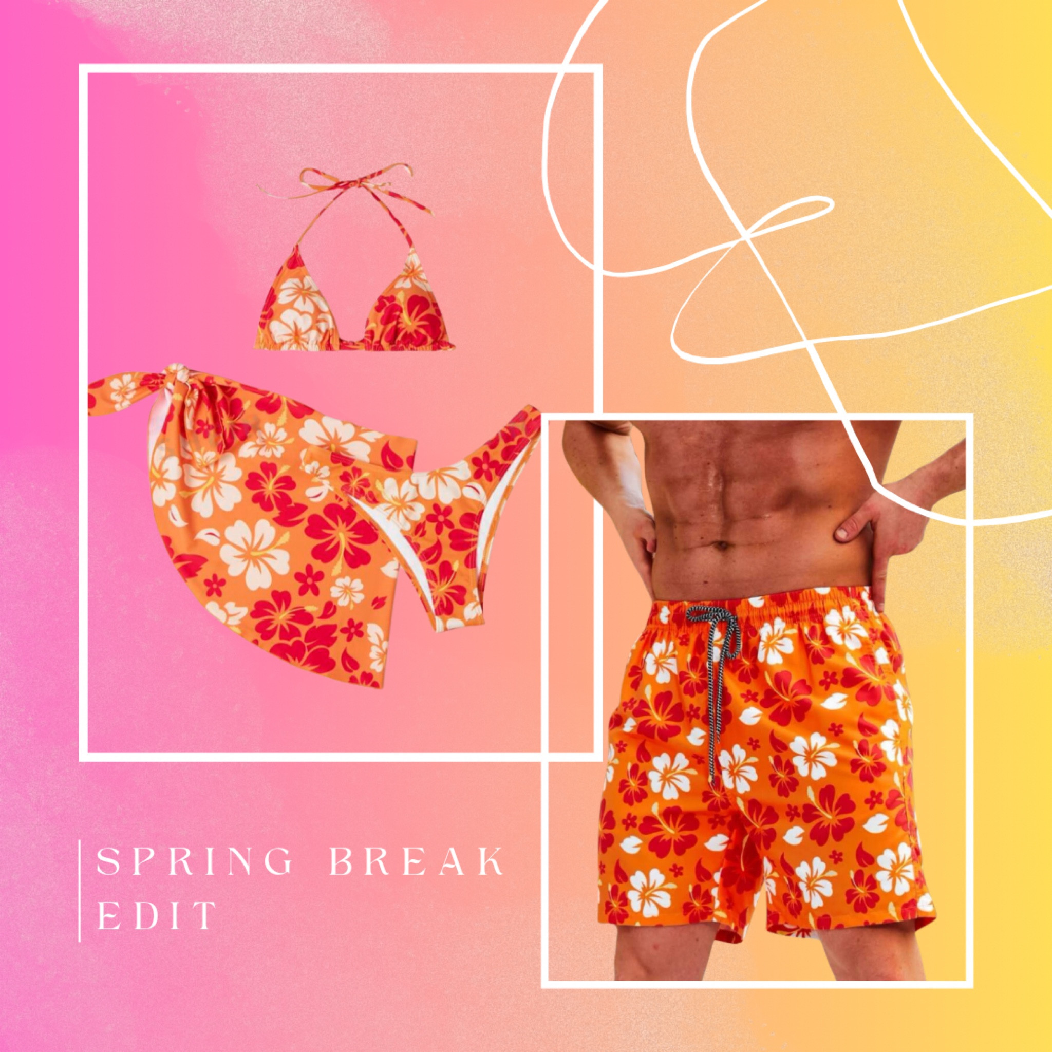 SPRING BREAK EDIT
Couples matching swimsuits pt.4

#LTKSpringSale #LTKfindsunder50 #LTKtravel