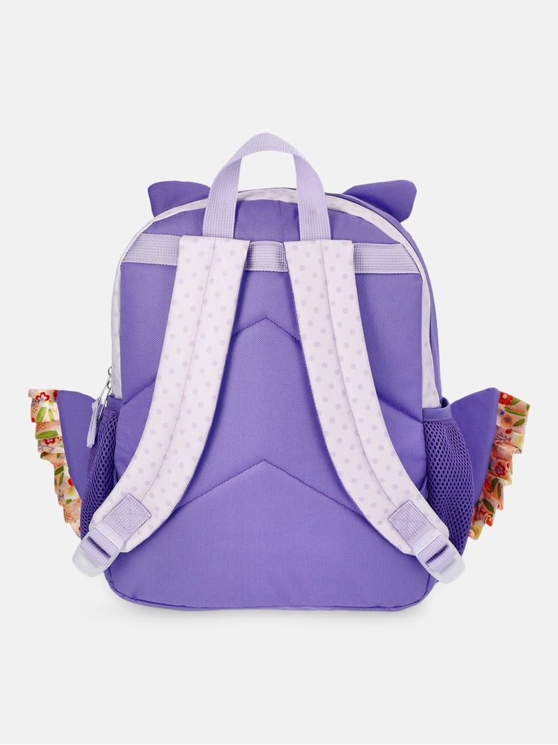 Wonder Nation Toddler's Pretty Owl 13.5" Backpack, Purple Moon | Walmart (US)