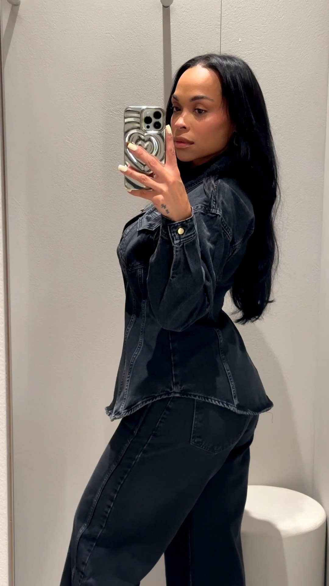 Denim On Denim🖤 

#LTKSeasonal #LTKStyleTip #LTKFindsUnder100
