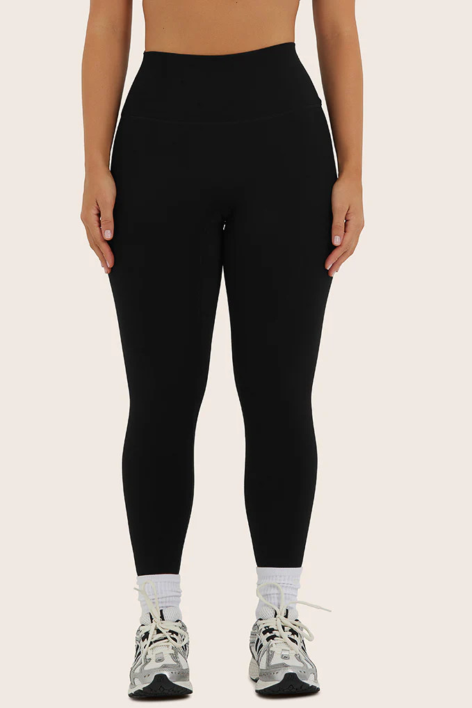 SPORTBODY® SPORTY HIGH-RISE LEGGINGS - ONYX | SET Active