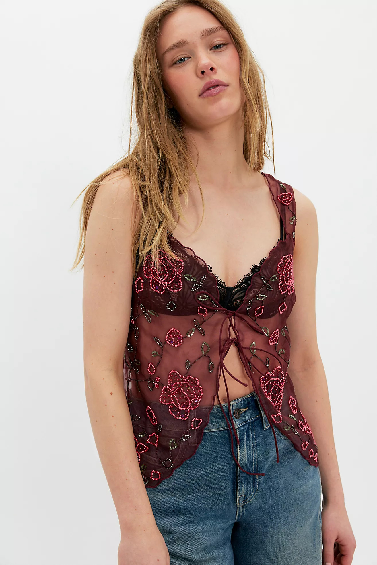 Garden Embellished Tank | Free People (UK)