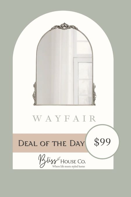 Today's Deal of the Day at Wayfair: This elegant vintage-inspired mirror for only $99! ✨🖼️ Enhance your decor with timeless style. #WayfairDeals #HomeDecor #VintageChic

#LTKstyletip #LTKhome #LTKsalealert
