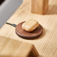 Slim Wireless Charging Pad By Oakywood, Minimalist Wooden Charger, Iphone 14 13 11 12 Pro Max Galaxy | Etsy (US)