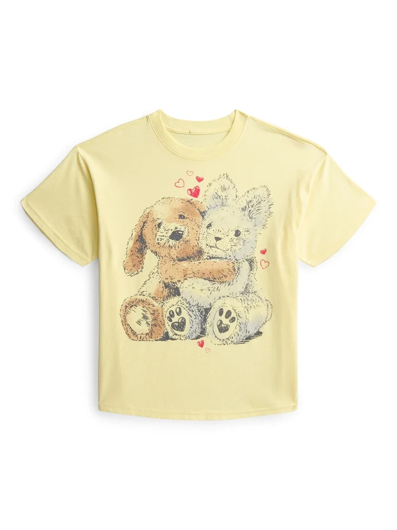 Weekend Academy Girls Graphic Tee with Short Sleeves, Sizes 4-18 | Walmart (US)