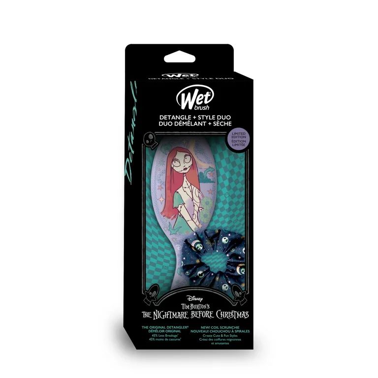 Wet Brush® Sally Nightmare Before Christmas Kit Original Detangler® & Scrunchie - Walmart.com | Walmart (US)