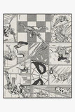 Spidey-Sense Ink Black Rug | Ruggable