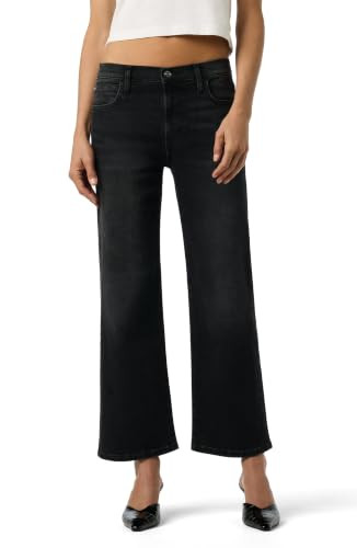 HUDSON Women's Rosalie High Rise Wide Leg Ankle Jean, Cadenza, 24 | Amazon (US)