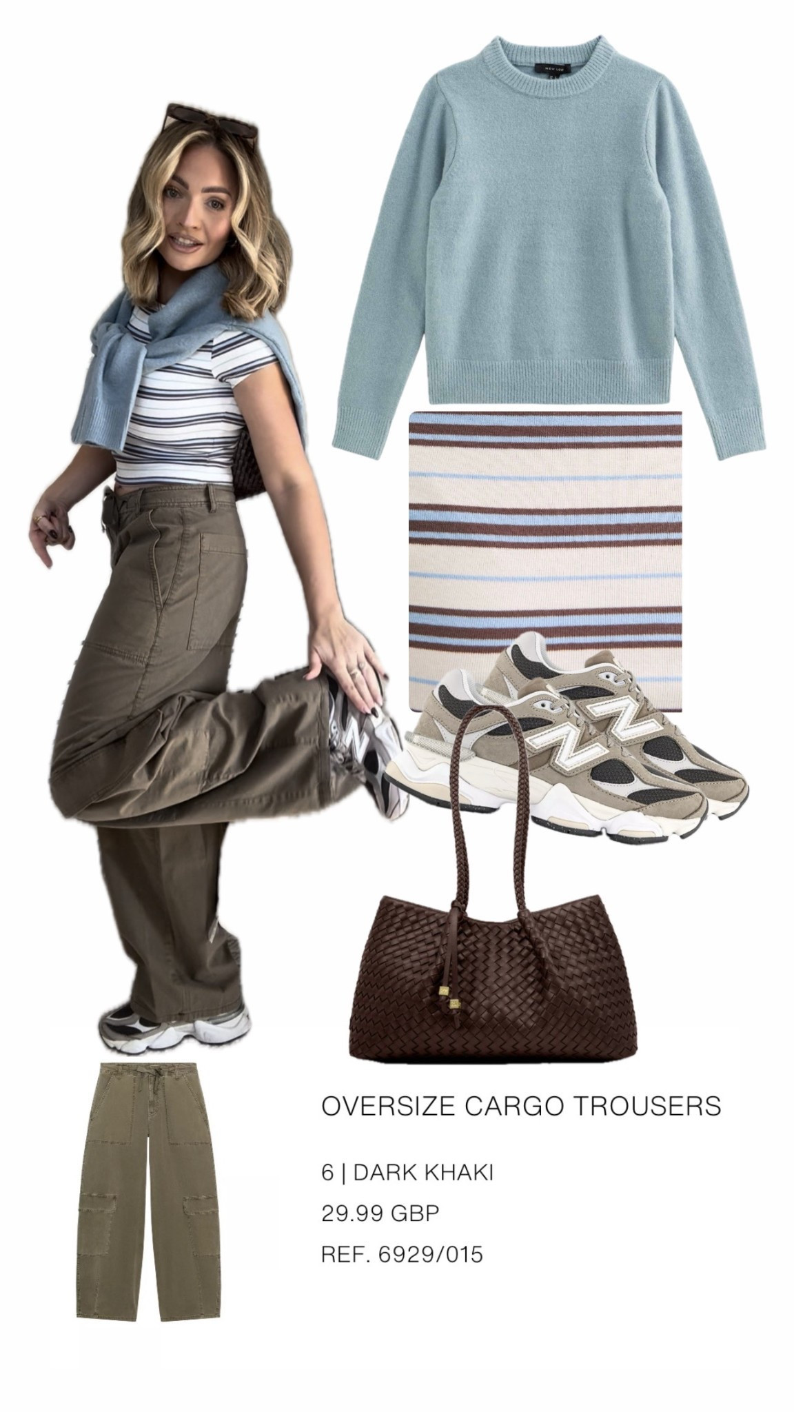 Casual Outfit of the Day 🤎🩵
Trousers are @Zara 

#LTKspring #LTKuk