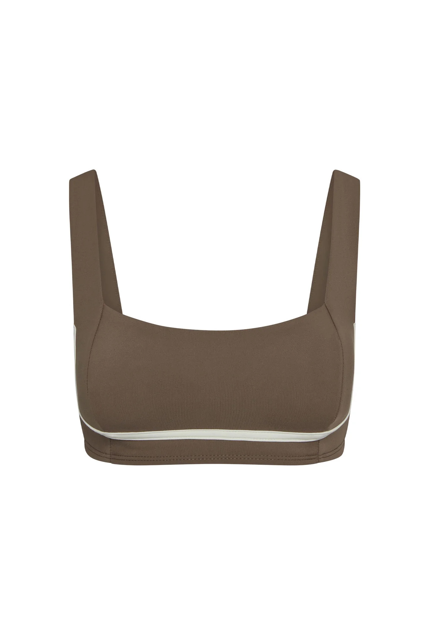 Zion Bra - Stone/Ivory Jersey | Monday Swimwear
