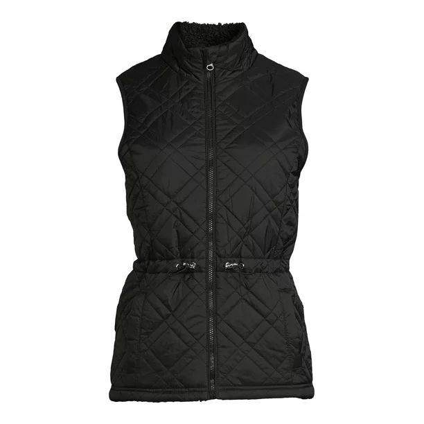 Time and Tru Women's and Women's Plus Size Reversible Quilted Vest - Walmart.com | Walmart (US)