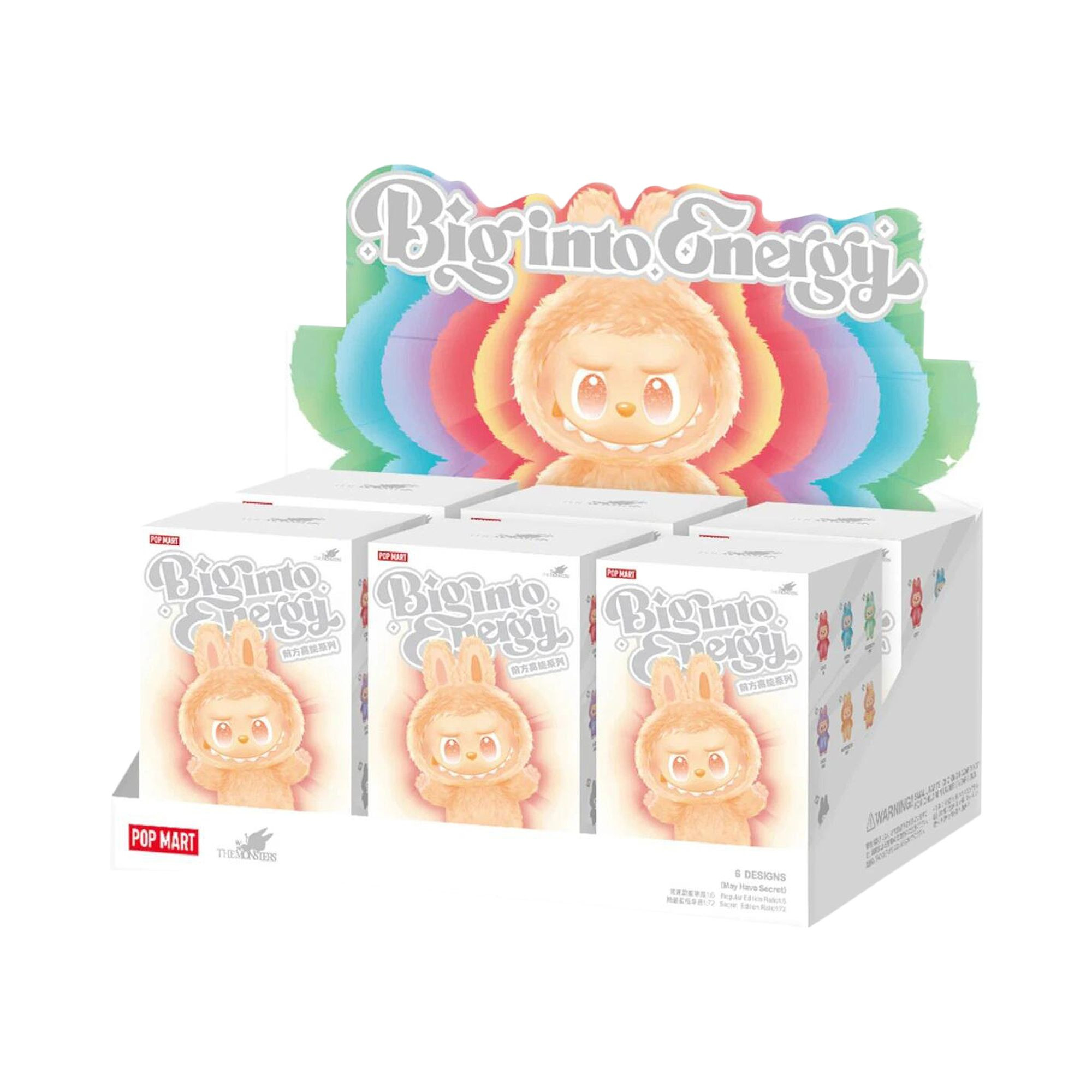 Pop Mart Labubu THE MONSTERS Big into Energy Series Vinyl Plush Sealed Whole Set 'Mystery' (6 Blind Boxes) | Multi-Color | Men's Size Onesize | GOAT
