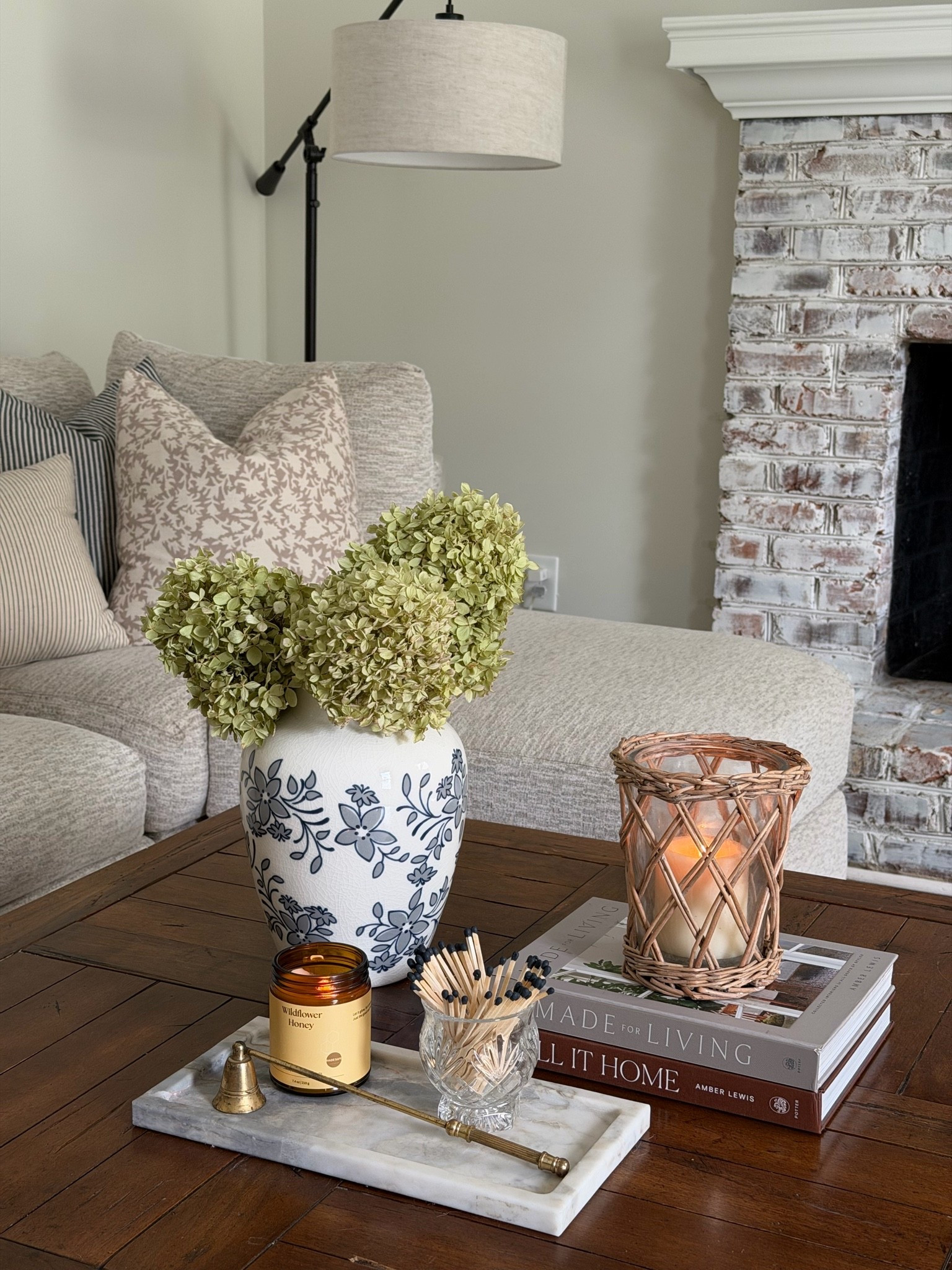Coffee table refresh 😍 decided to add some blue and this vase is perfect!

#LTKHome