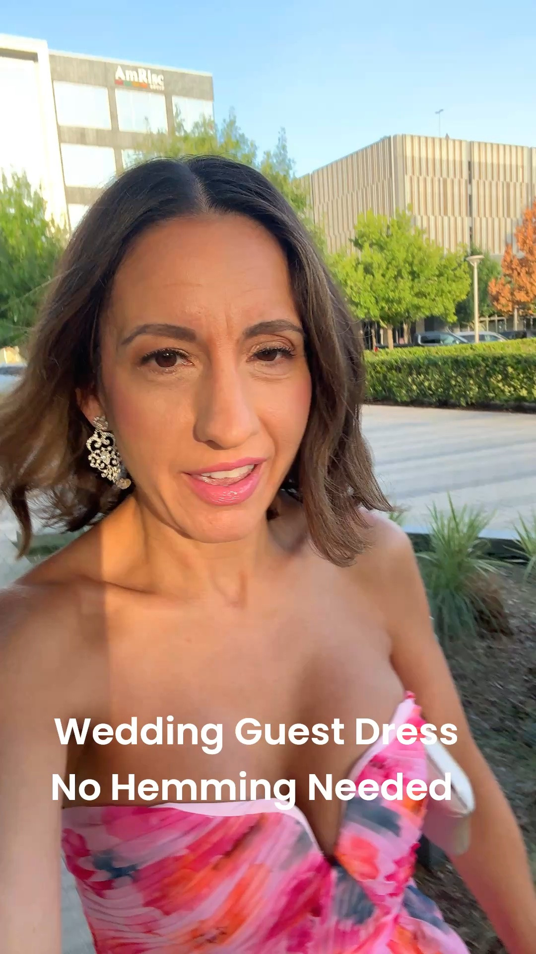 Wedding Guest that’s dreamy, and petite friendly. I’m 5’0 tall, and dresses for weddings, galas, and events have been hard in the past. This didn’t need any alterations at all. 
Petite friendly wedding guest dress 
Floral wedding guest dress 
Sam Edelman heels

#LTKSeasonal #LTKWedding #LTKPetite