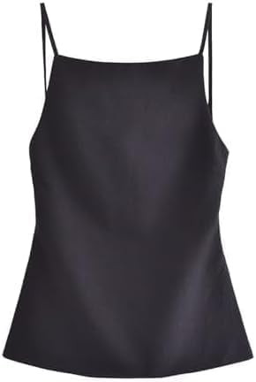 heyheyshine Women's Halter Summer Casual Y2K Crop Tee Backless Crop Cami Tops Strap Tie Up Camiso... | Amazon (US)