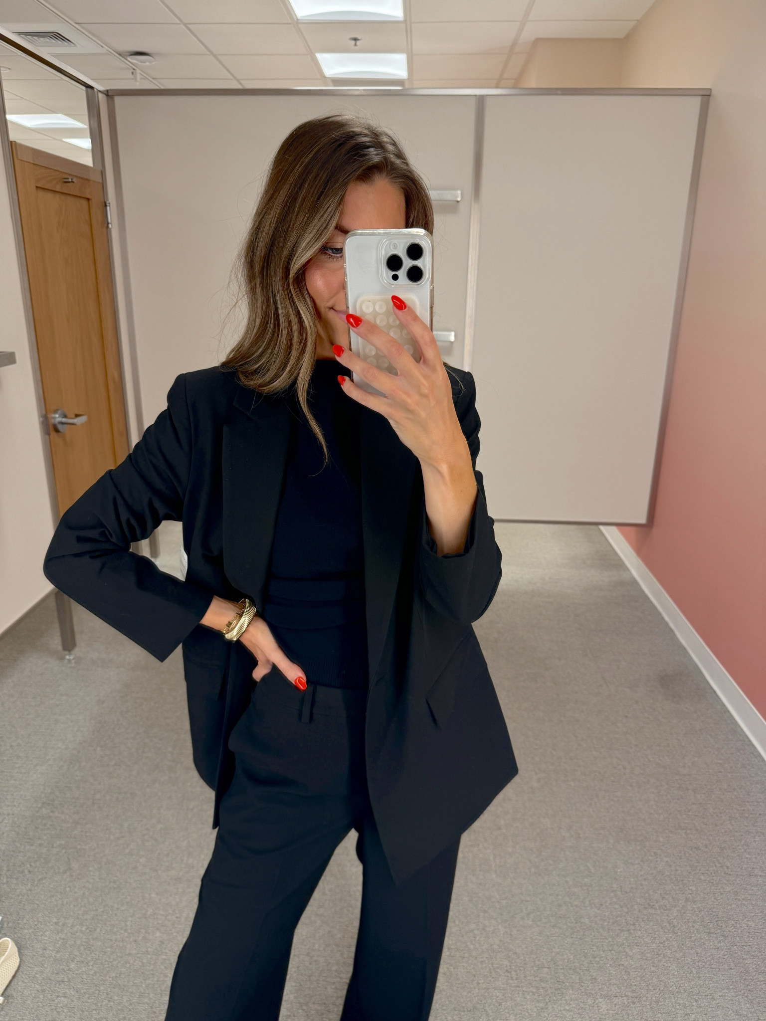 Open edit XS size 2 (size down in pants if in between) 
Open edit fitted top underneath size XS 

Nordstrom anniversary sale!

#LTKSummerSales #LTKxNSale #LTKWorkwear