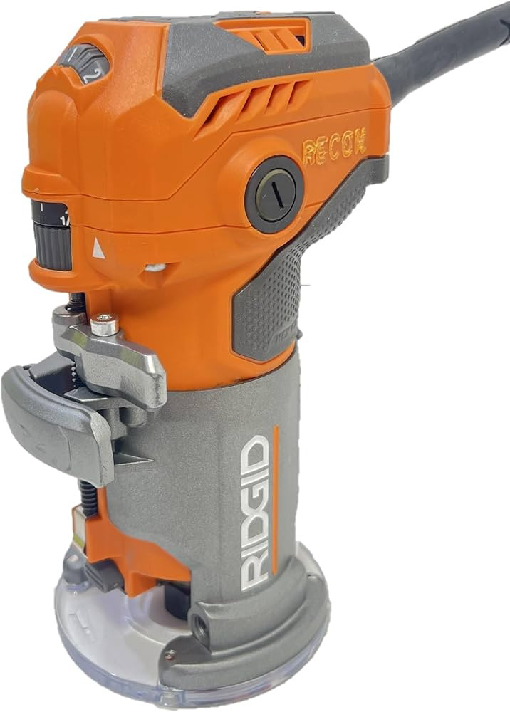 Ridgid 5.5 Amp Corded Compact Power Trim Router With Micro Adjust Dial R24012 (Renewed) | Amazon (US)