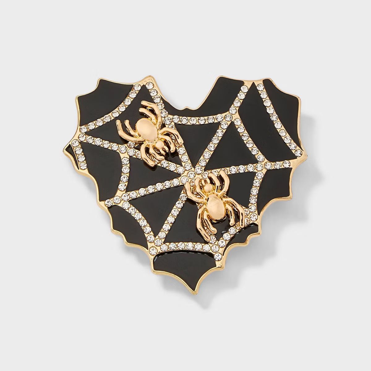 SUGARFIX by BaubleBar Web of Love Brooch - Black | Target