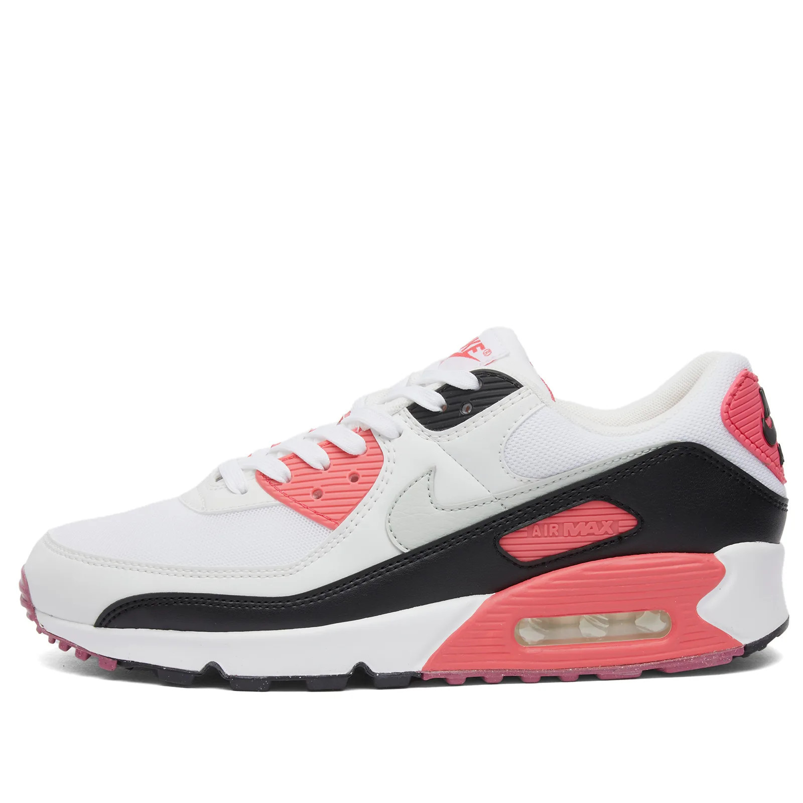 Nike Women's Air Max 90 Nn W Sneaker in White/Silver/Pink, Size UK 4.5 | END. Clothing