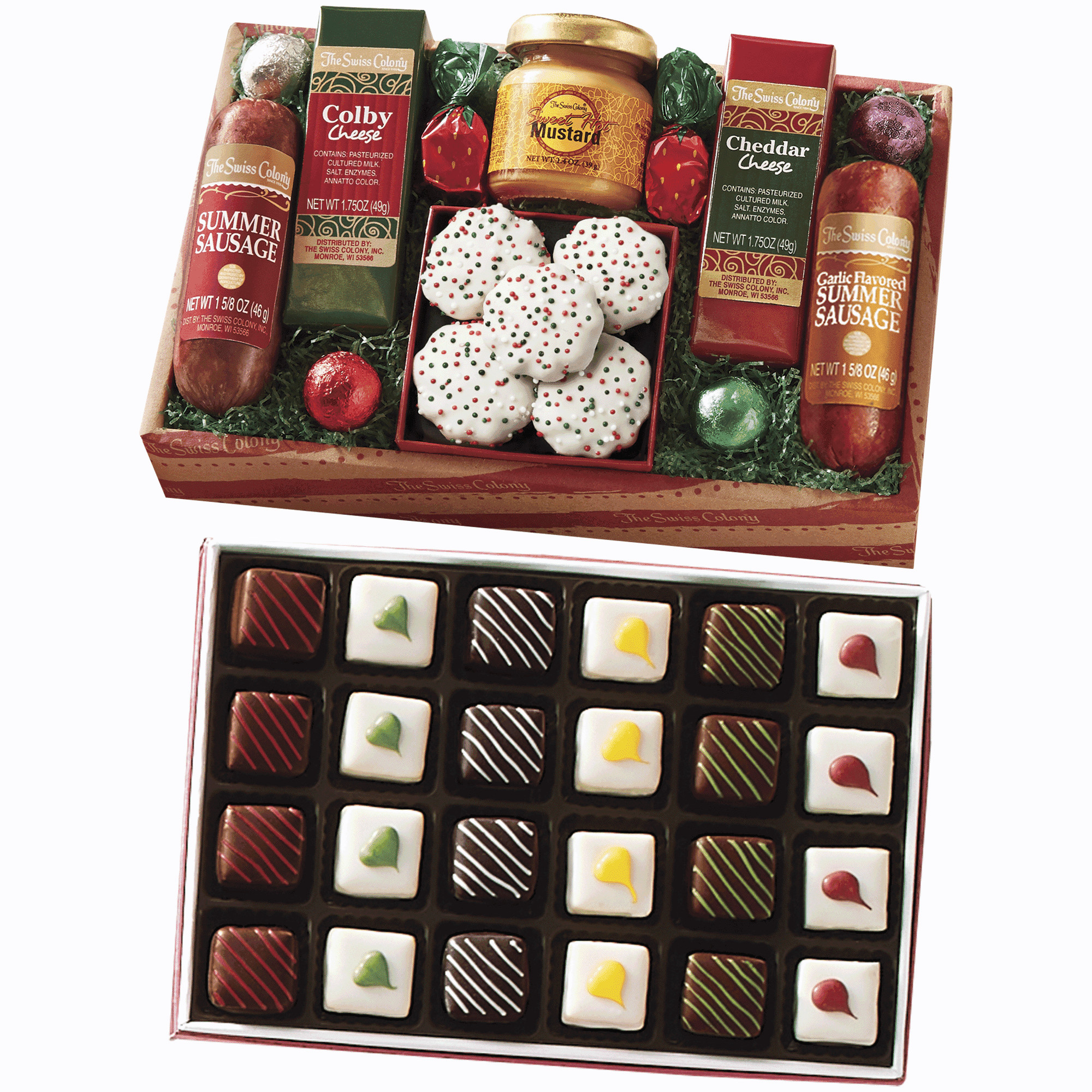 The Swiss Colony Holiday Treasure and Petits Fours Food Gift Bundle | Walmart (US)